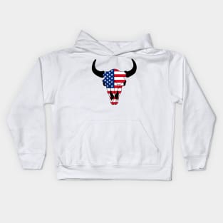 Bison, USA Kids Hoodie